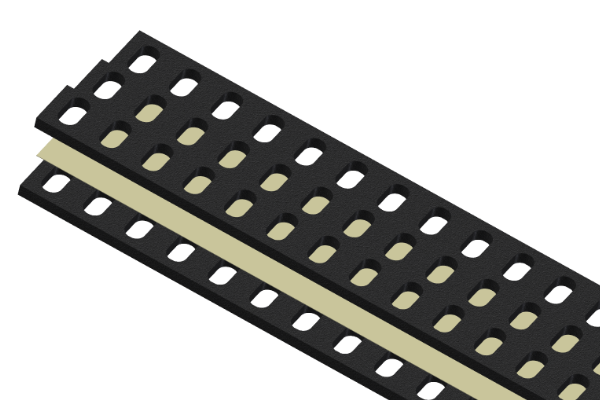 Sandwich-Aufbau mit Filterschicht